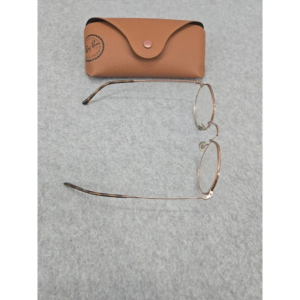 Ray-Ban Jack RB6465 Eyeglasses Unisex 51mm Rose Gold Geometric Round Frames